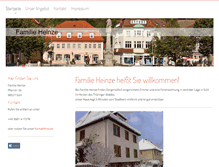 Tablet Screenshot of familie-heinze.de